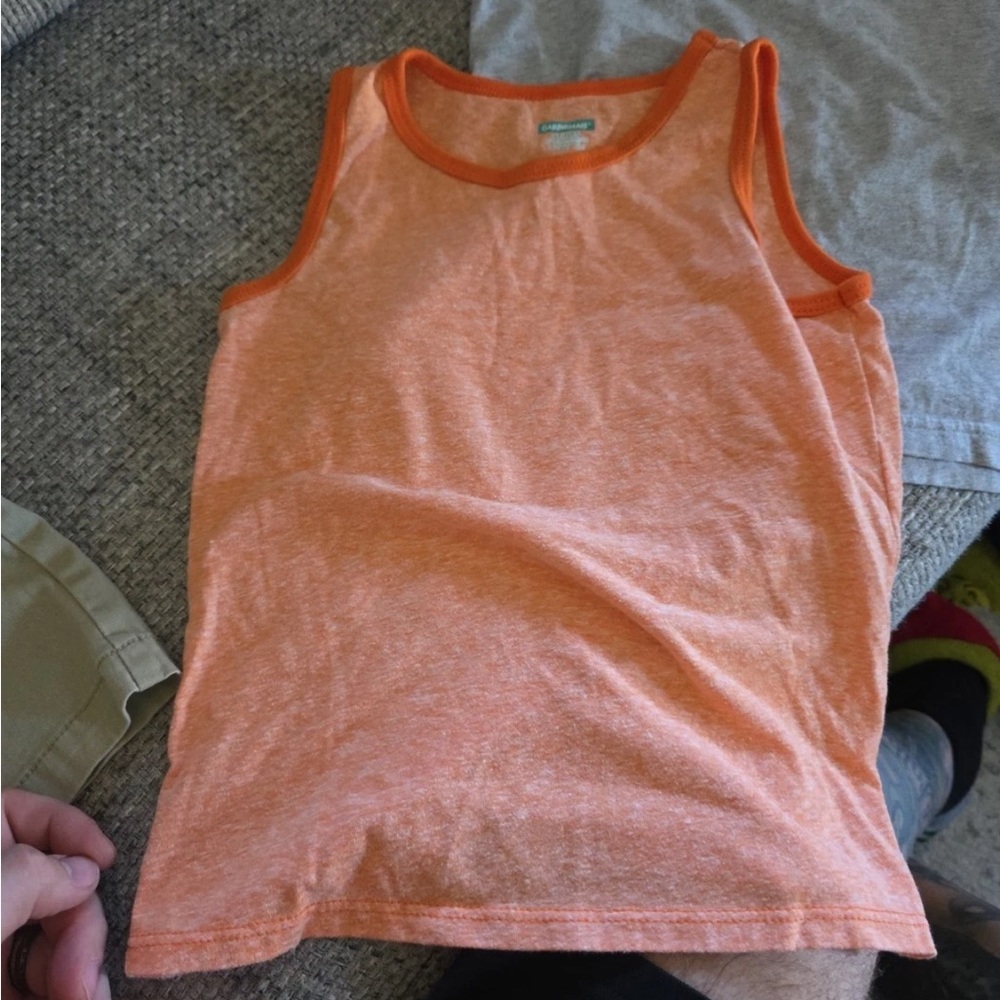 Old Navy Red Tee with Blue Trim - Picture 3 of 7